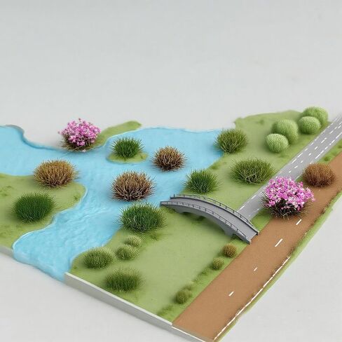 170 Pcs Static Grass Tufts - for Realistic Model Scenery, Train Layouts, Diorama Bases & Wargaming Terrain in Saudi Arabia