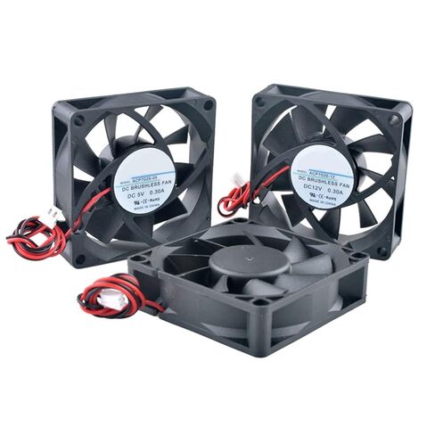 ACP7020 70mm Axial Cooling Fan 70x70x20mm | 5V/12V/24V DC Multi-Voltage | 2-Pin for Chargers Power Supplies Frequency Converters(DC24V Oil Bearing) in Saudi Arabia