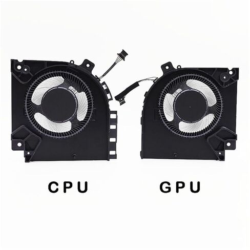 Laptop CPU GPU Cooling Fan Cooler for X15 R1 R2 P111F P111F001 082VD4 0V0G61 07M2CV 02H5HD ND85C37 ND85C38(CPU and GPU Fan) in Saudi Arabia