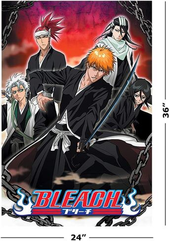 POSTER STOP ONLINE Bleach - Manga Anime TV Show Poster Print (Group - Chained) (Size 24" x 36") in Saudi Arabia