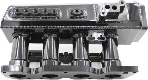 FAB RACING D15 D16 D-SERIES مشعب السحب لـ 88-00 HONDA CIVIC CRX DEL SOL أسود in Kuwait