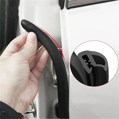 Car Door Rubber Seal Strip Filler Car Door Weatherstrip for B Pillar Protection Sealant Strip Auto Soundproof Dustproof(1pc) in Saudi Arabia