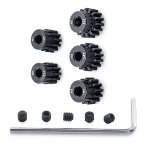 Metal Steel M1 Pinion Gear Sets 22T 23T 24T 25T 26T for 5mm Shaft Motor Gears with Hex Key for 1/8 RC Car Brushless Brush Motor Parts in Kuwait