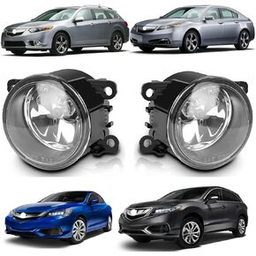 زوج من مصابيح الضباب الأمامية RH LH متوافق مع Subaru Impreza 2012-2019 & XV Crosstrek 2013-2019 & Forester 2014-2018 يستبدل 4F9Z15200AA 26150VD30A CV6Z15200AA CV6Z15200B، أسود in Saudi Arabia