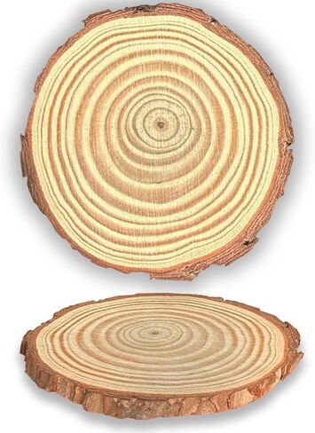 Wood Slices 4 Inch, 8 Pcs Wood Rounds Discs, 3.5-4.0 inches in Saudi Arabia