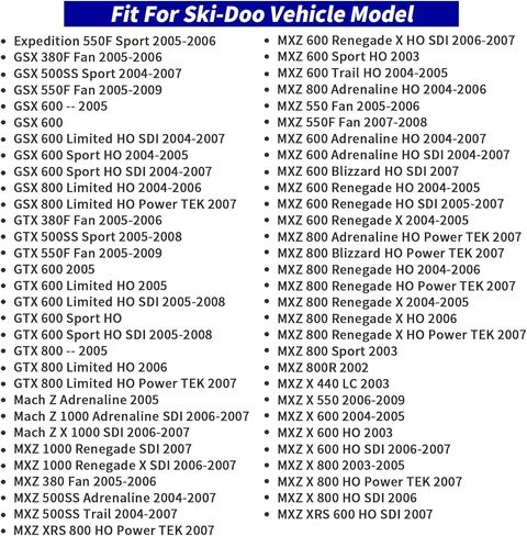 16 PCS Front A-Arm Oil-Lite Bushing Kit Upper and Lower for Ski-Doo Summit MXZ GSX GTX Snowmobile Vehicle Models in Saudi Arabia