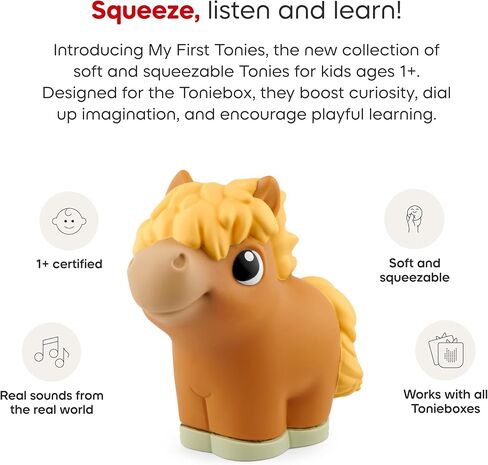 Tonies My First Farm Set - Cow, Pig and Horse Soft and Squeezable Audio Toy Figurines in Saudi Arabia