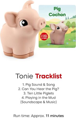Tonies My First Farm Set - Cow, Pig and Horse Soft and Squeezable Audio Toy Figurines in Saudi Arabia
