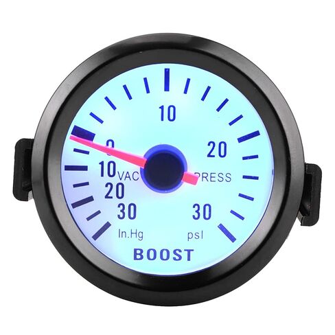 Liquid Filled Boost Gauge 17¡Á13¡Á8 52mm Dia 0-30psi 12v Blue Dial Pointer Gauge Vacuum Pressure Meter for Motors in Saudi Arabia