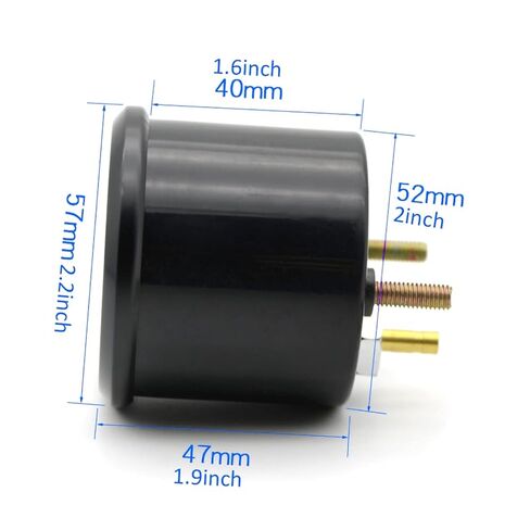 Liquid Filled Boost Gauge 17¡Á13¡Á8 52mm Dia 0-30psi 12v Blue Dial Pointer Gauge Vacuum Pressure Meter for Motors in Saudi Arabia