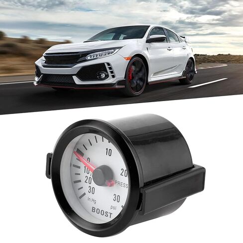 Liquid Filled Boost Gauge 17¡Á13¡Á8 52mm Dia 0-30psi 12v Blue Dial Pointer Gauge Vacuum Pressure Meter for Motors in Saudi Arabia