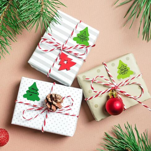 Whaline Winter Christmas Direct Thermal Labels Stickers Funny Snowman Shape Self-Adhesive Printer Decals for Xmas Holiday DIY Candle Name Tag Logo Design, 400 Pcs in Saudi Arabia