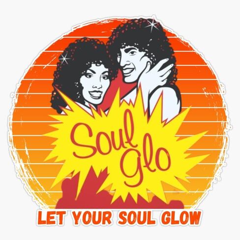 مغناطيس الروح Glo ريترو مغناطيس الفينيل ملصق لاصق لامع ورائع 5" in Saudi Arabia