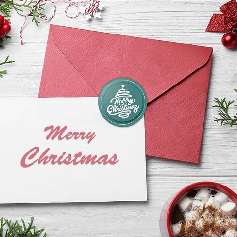 Christmas Wax Seal Stamp Snowflake Sealing Stamp Brass and A Wood Handle Stamps Head for Christmas Cards Letter Invitation Card Wedding Gift Package in Saudi Arabia