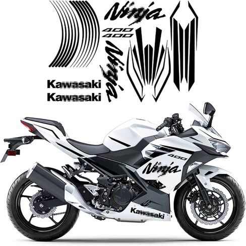 TZMAPU Compatible 400 Stickers,Motorcycle Stickers, Full Body Decorative Decals Waterproof ， 400 Accessories (Pink) in Kuwait