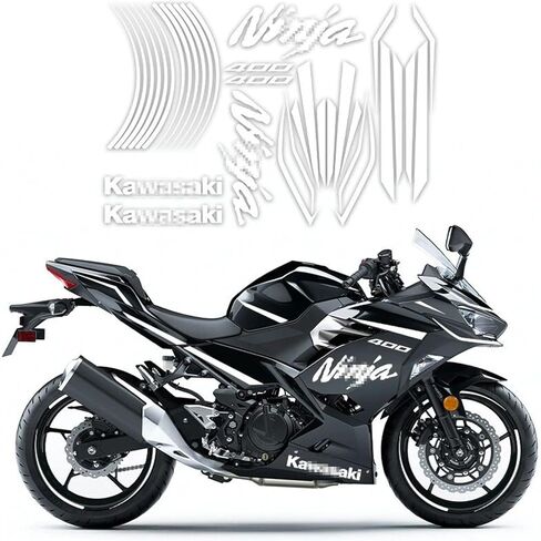 TZMAPU Compatible 400 Stickers,Motorcycle Stickers, Full Body Decorative Decals Waterproof ， 400 Accessories (Pink) in Kuwait