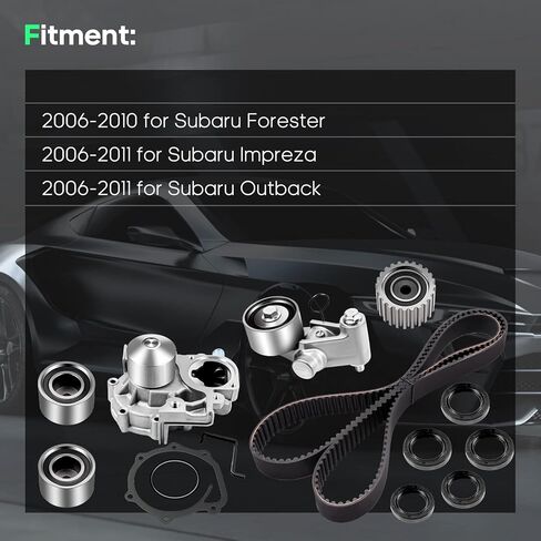 SCITOO A-TSW304A 160-2090 TB304K1 TCK304A 95304K1 2523040 طقم حزام توقيت المحرك يناسب 2006-2010 لسوبارو فورستر 2006-2011 لسوبارو امبريزا 2006-2011 لسوبارو المناطق النائية in Saudi Arabia