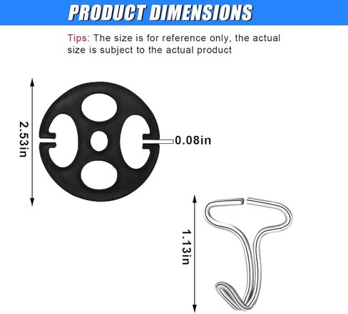 Car Seat Cover Plum Plate Metal Hooks, Card Fixed Fastener Buckle Replacement with 12 Metal Car Seat Hooks Locking Clip & 12 Plastic Chucks, Vehicle Seat Cover Accessories (24Pcs/Black) in Saudi Arabia