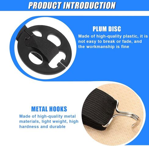 Car Seat Cover Plum Plate Metal Hooks, Card Fixed Fastener Buckle Replacement with 12 Metal Car Seat Hooks Locking Clip & 12 Plastic Chucks, Vehicle Seat Cover Accessories (24Pcs/Black) in Saudi Arabia