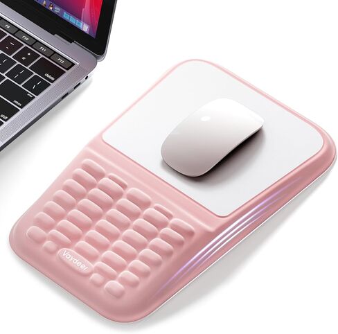 Vaydeer Ergonomic Mouse Pad with Wrist Rest – Memory Foam Mouse Pad with Wrist Support & Massage Bulge, Non-Slip PU Base, Relieves Carpal Tunnel Pain – Ideal Mouse Wrist Rest for Office & Home in Saudi Arabia