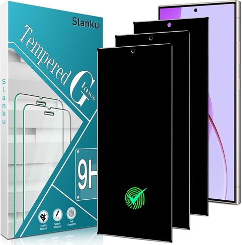 Slanku [3 عبوات] واقي شاشة لهاتف Samsung Galaxy A02s، زجاج مقسى A02، سهل التركيب، صلابة 9H، مضاد للخدش، خالٍ من الفقاعات، صديق للحافظة in Kuwait