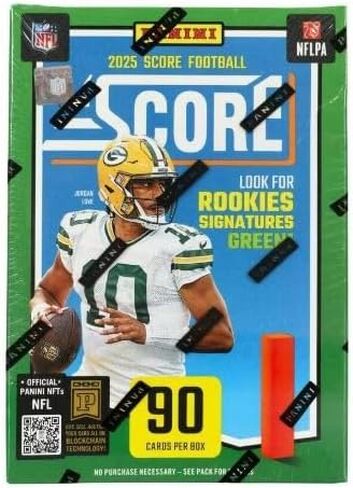 2025 بطاقات بانيني سكور لكرة القدم بلاستر بوكس ​​التجارية، بانيني 90 بطاقة في كل صندوق.15 بطاقة في كل علبة. 6 عبوات في كل صندوق. in Kuwait