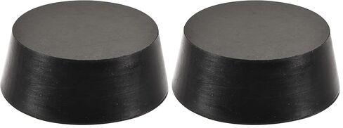 MECCANIXITY Rubber Tapered Plug 58mm to 68mm Solid Test Tubes Bungs Stopper Black for Lab Home in Kuwait