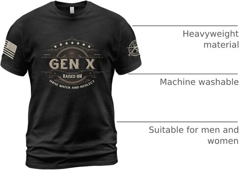 قميص Gen X Raised On Hose Water and Neglect، قميص Gen X للنساء، قمصان Gen X للرجال، قميص الجيل X 3 in Saudi Arabia