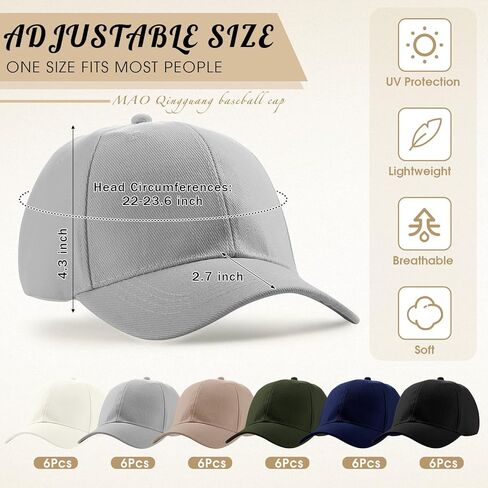 36 Pieces Baseball Cap Bulk Adjustable Denim Plain Dad Hats Unisex Low Profile Camouflage Cap for Men Women Outdoor Sports Hiking Workouts Activities (Black) in Saudi Arabia