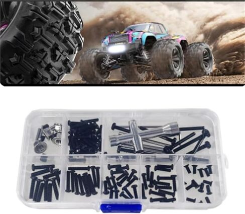 Compatible with MJX 1/16 16207 16208 16209 16210 H16 H16BM RC Car Upgrade Parts Screw Tool Accessories Box RC Accessory in Saudi Arabia