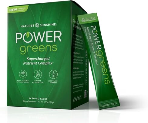 Nature's Sunshine Power Greens - خضراوات أداء الطعام الكامل (حقيبة الطاقة) in Saudi Arabia