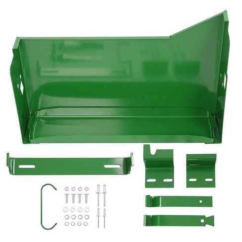 صندوق بطارية الجرار الأيمن من KUAFU متوافق مع John Deere 2510 2520 3010 3020 4000 4010 4020 4320 4520 4620 جرار فولاذي أخضر مع دعامة مطلية بمسحوق in Saudi Arabia