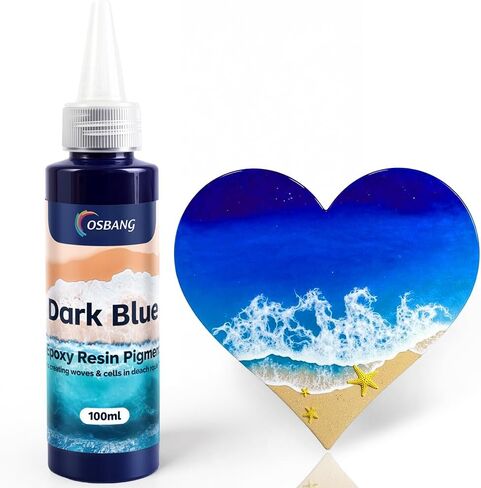 Ocean White Epoxy Resin Pigment 100ml/3.4 fl.oz, High Concentration Liquid Colorant for Resin Art, Ideal for Creating Waves, Cells, and Unique DIY Crafts in Kuwait