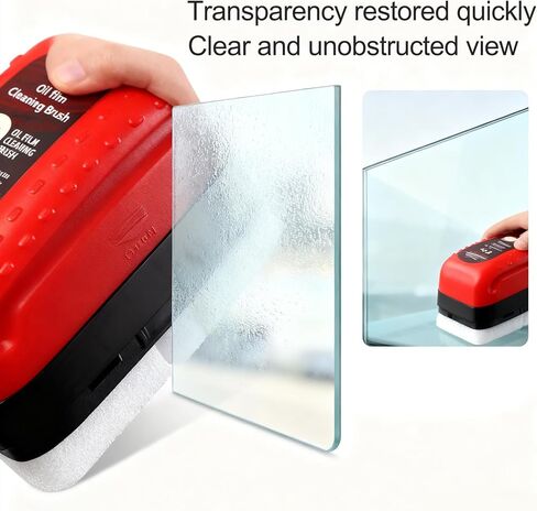 2PCS Automotive Oil Film Cleaning Brush For Car Windows Glass Cleaning Board Oil Film Remover For Car Window in Kuwait