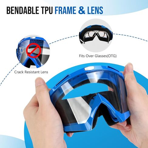 نظارات موتوكروس للدراجات النارية نظارات الدراجة الترابية نظارات سباق التزلج، نظارات Airsoft العسكرية للرياضات الخارجية in Kuwait