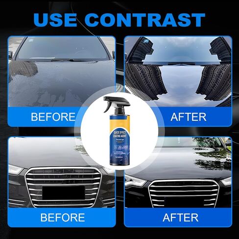 2Pcs Advanced Car Quick-Acting Coating Agent Spray,Quick Effect Coating Agent for Car,Cars Scratch Wax Polish Spray Waterless Wash in Kuwait
