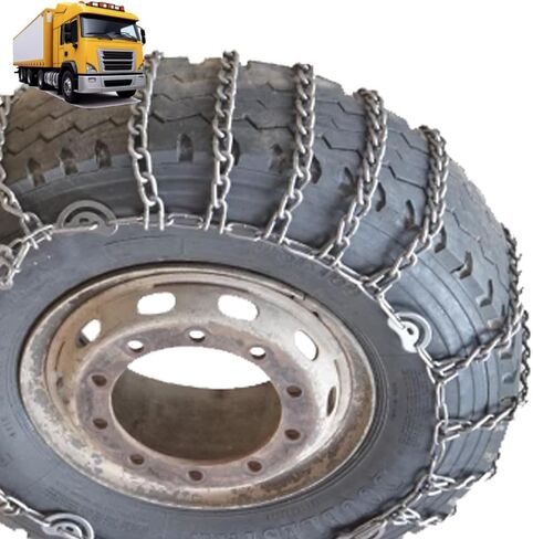 2pcs 9mm Heavy Duty Snow Tire Chains for Suv Pickup Trucks and AVT Traction Chains Manganese Skid Design for Snow,Mud and Sand Reliable Grip 11.00-20 2pcs 8.25-20 in Saudi Arabia