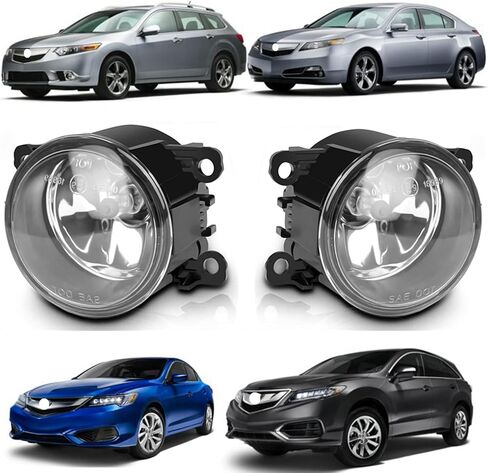 زوج من مصابيح الضباب الأمامية RH LH متوافق مع Subaru Impreza 2012-2019 & XV Crosstrek 2013-2019 & Forester 2014-2018 يستبدل 4F9Z15200AA 26150VD30A CV6Z15200AA CV6Z15200B، أسود in Saudi Arabia