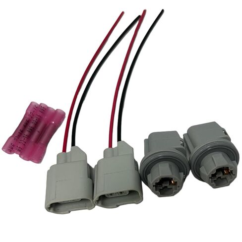 2Pcs Rear License Plate Light Connector Socket and Plug Harness Kit Compatible with Ford F-150 2004–2021, Ranger 1998–2011, Explorer 2006–2010 Replaces F81Z-13411-AA, AL8Z-13411-B in Saudi Arabia