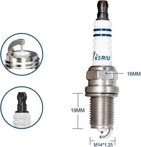 Car resistor spark K5RIU replaces K5RTCU(6 pieces with box) in Saudi Arabia