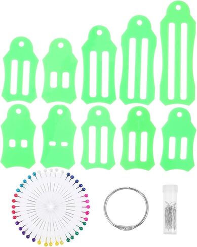 مجموعة واحدة من صانع شريط التحيز من LIFKOME لأداة طي النسيج DIY مع دبابيس اللحف ومقاطع الخياطة متعددة الحجم لمشاريع الخياطة والخياطة in Kuwait