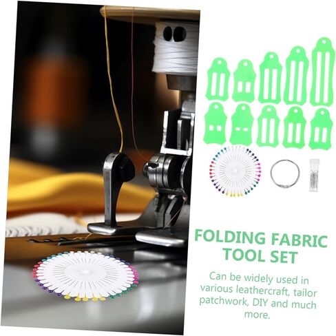 Angoily 1Set Multi Sized Bias Tape Fabric Maker Tool for Sewing Quilting Durable DIY Quilting Clips with for Creating Accent Borders and Trims in Saudi Arabia