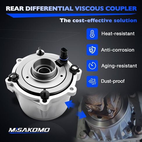 41303-42023 قارنة توصيل لزجة تفاضلية خلفية متوافقة مع 2006-2021 RAV4 و2015-2021 Lexus NX200T NX300H 2.5L مجموعة اقتران لزج ناقل الحركة - تحل محل 41303-42020، 4130342020-21 in Kuwait