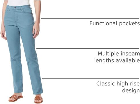 Gloria Vanderbilt Women's Plus Size Amanda Classic High Rise Tapered Jean, Terracotta in Saudi Arabia