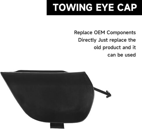 Unpainted Front Right Bumper Tow Hook Cover Cap for Toyota Prius C 1.5L L4 - Electric/Gas 2015-2017 | Durable and Sturdy | 52127-52947 | Tow Hook Eye Hole Cover Cap in Saudi Arabia