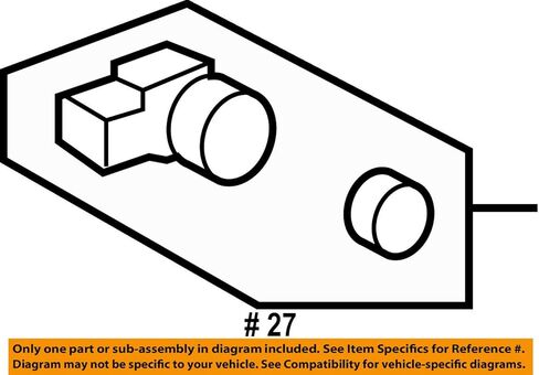 GM Genuine 20777093 Rear Parking Assist Alarm Sensor, Regular in Saudi Arabia
