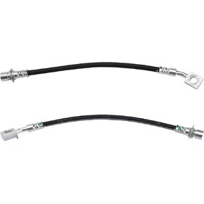 TRQ Stainless Steel Performance Front Brake Hose Compatible with 1988-2000 Chevrolet 1988-1999 GMC in Kuwait