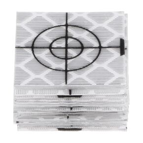 20pcs Survey Reflector Sheets 20mm Self-Adhesive Reflective Tape Survey Target Mark for Total Stations, Green in Kuwait