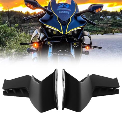 for CBR400R CBR500R CBR650R CB 400 R 500 R 650 R cbr400r cbr500r cbr650r 2021-2025 2026 Motorcycle Accessories ABS Spoiler Racing Side Spoiler Fairing Kits (Matte Black) in Saudi Arabia