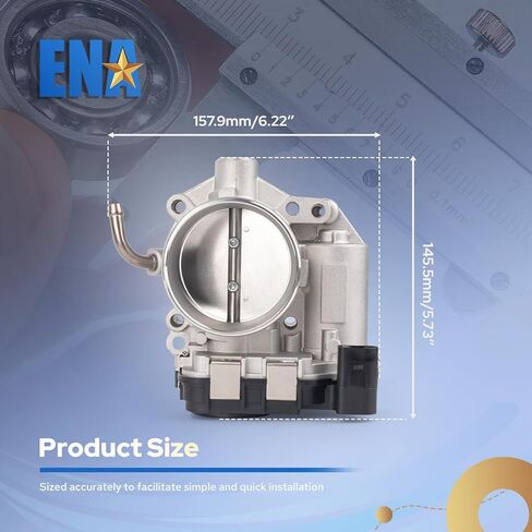 ENA Electronic Throttle Body 07K133062A Compatible with Volkswagen Jetta Golf Passat Beetle Rabbit 2007 2008 2009 2010 2011 2012 2013 2014 2.5L L5 Replacement for S20432 in Saudi Arabia